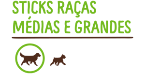 Quatree Snacks Sticks Cães Raças Médias e Grandes