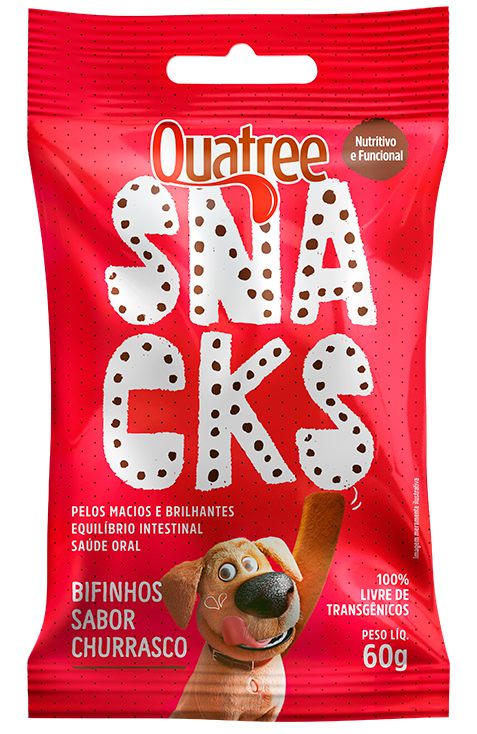 Quatree Snacks Bifinhos Sabor Churrasco